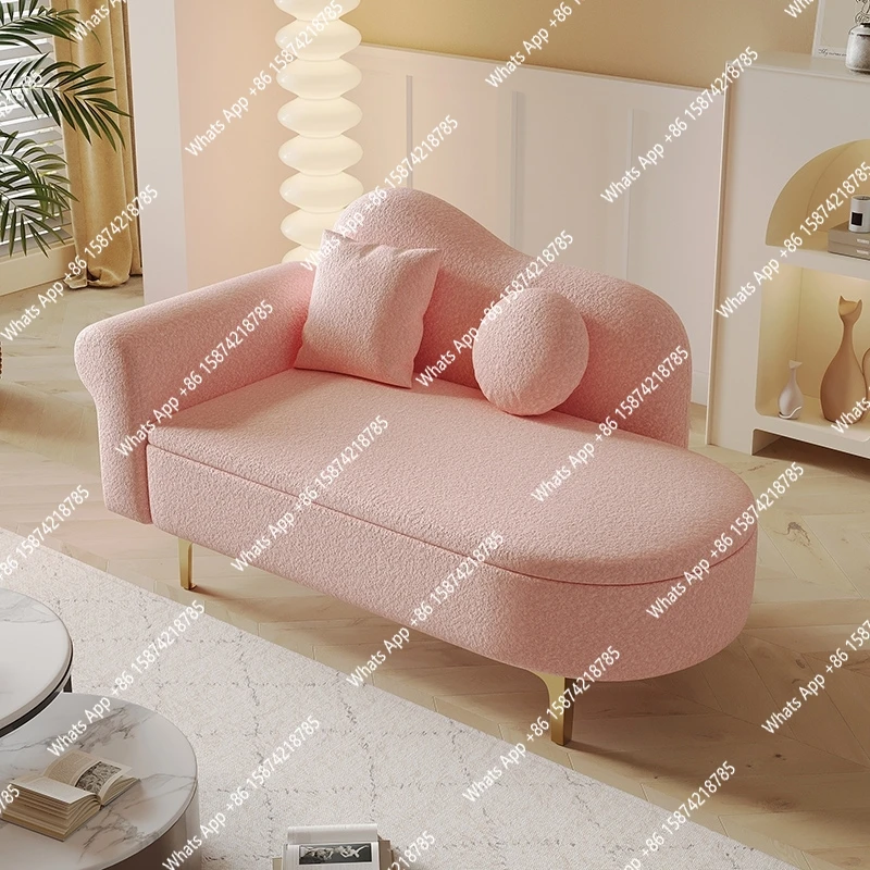 Ln Small apartment storage concubine sofa European recliner sleeping single concubine