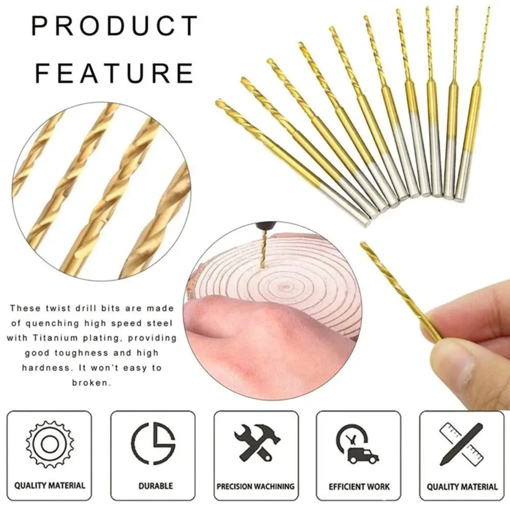 New Multifunctional Micro Twist Drill Bit 2.35 Shank HSS Tiny Drill Bit Punch Tool