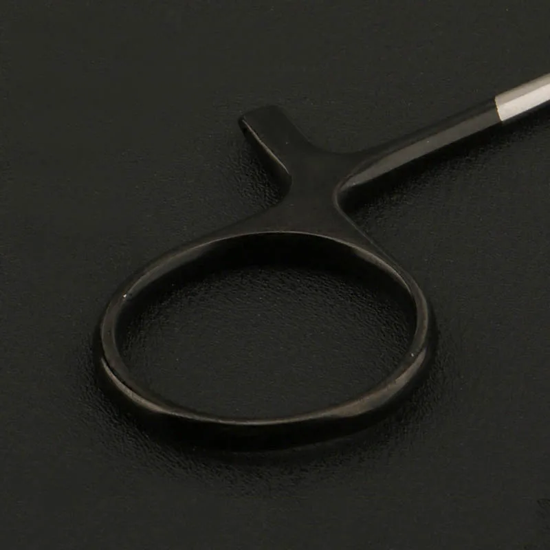 Black Handle Stainless Steel Hemostats 12.5cm Straight Elbow Fine Surgical Instrument for Hospital