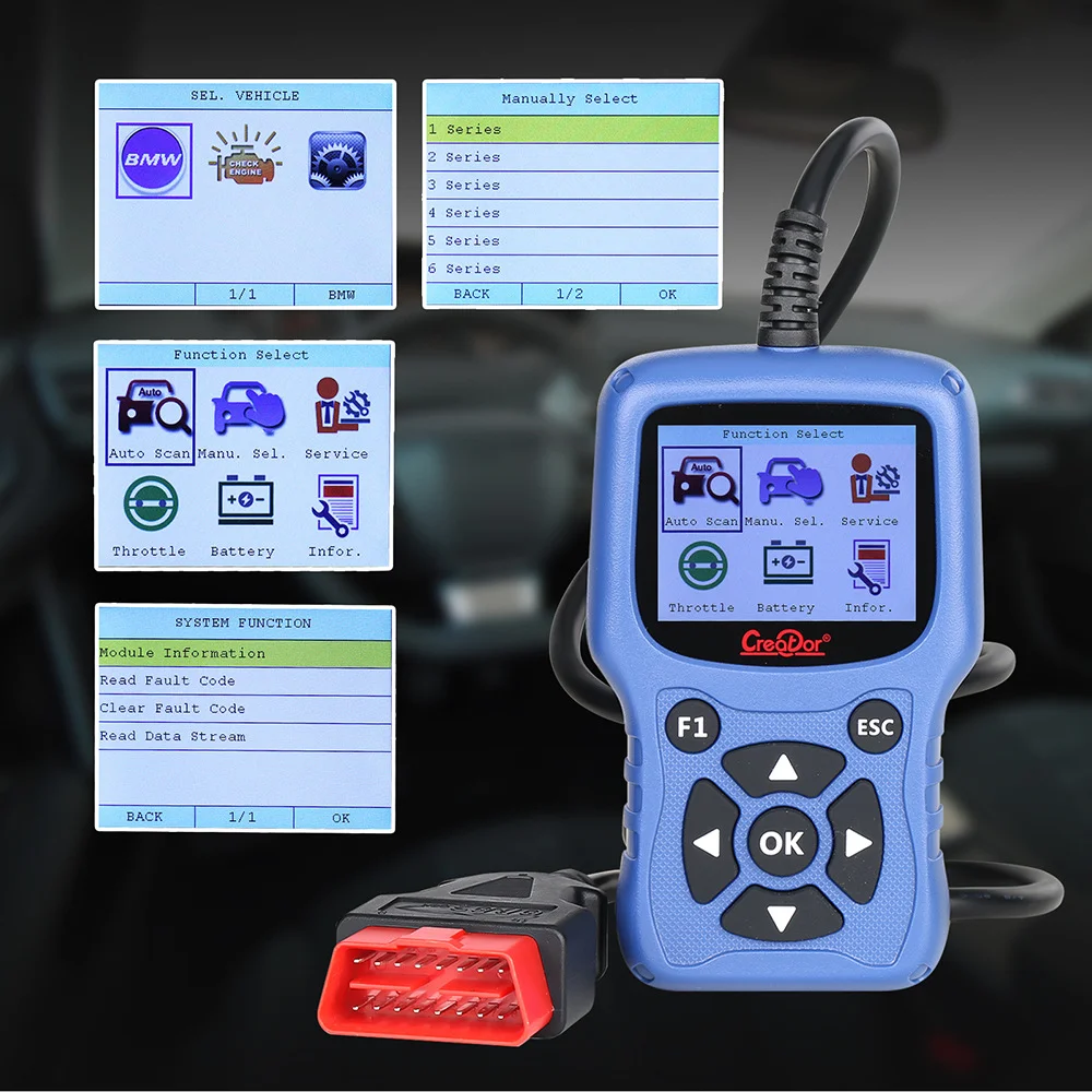 Creator C420 BMW OBD2 Scanner for BMW Code Reader with Multi