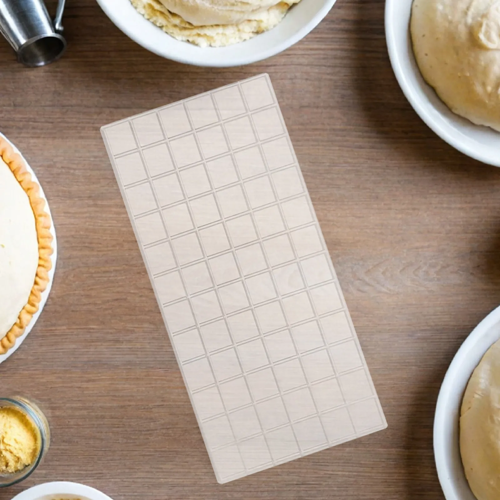 16Pcs Cake Fondant Impression Mold Plastic Diamond Quilted Grid Texture Embossing Lace Mat Baking Tool Cupcake Wedding