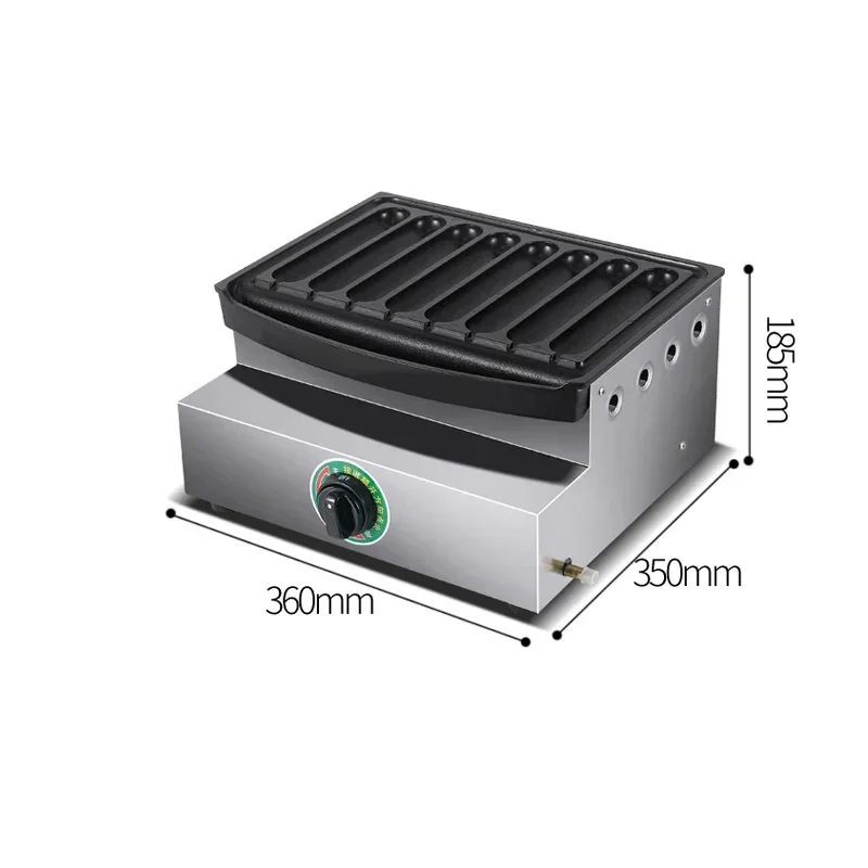 1pc Electric Commercial Stall Sausages Machine, 16 Tubes Of Gas, Hand-made Sausages Electromechanical French Sausages Stove
