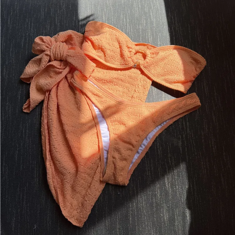 

2025 Sexy Bikinis Female Swimsuits Women Three-Piece Swimwear Beach Swimming Wear Bathing Suits Brazilian Bikini Set Pool Bather