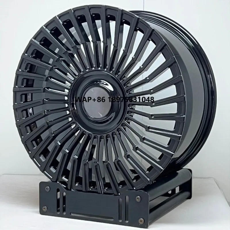 

5x120 Forged 23 24 Inch Rims Mutil Spoke Black Alloy Wheel Rims