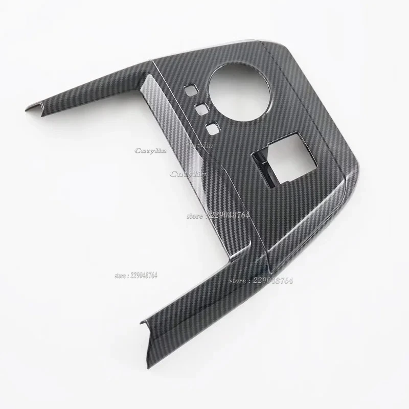 RHD For MG 4 MG4 EV Mulan 2022 2023 2024 Inner Carbon Fiber Air AC Outlet Door Handle window switch gear Panel Cover Accessories