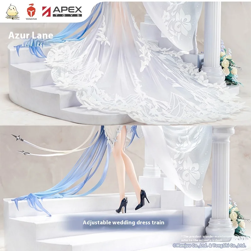 USS New Jersey Figura Versão oficial genuína Azur Lane Anime New Jersey Ver. Kit de garagem 1/7 linda menina modelo boneca presentes