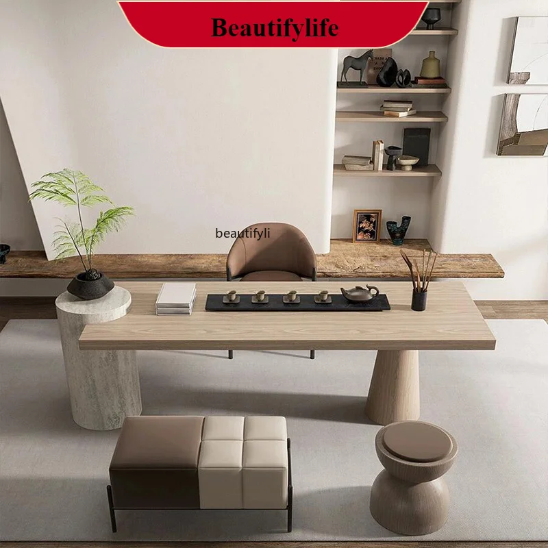 

New Chinese walnut solid wood tea table Classic retro light luxury tea table Tea table G1218