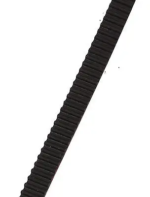 S2M 1M 6mm Wide 2mm Pitch Open Ended Timing Belt Black for 3D Printers