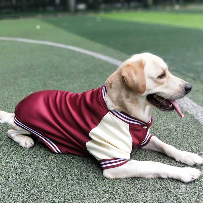 Baseball Uniforms for Medium and Large Dogs, Medium and Large Dogs Clothes ,Medium Dog Clothes, Autumn and Winter Clothes