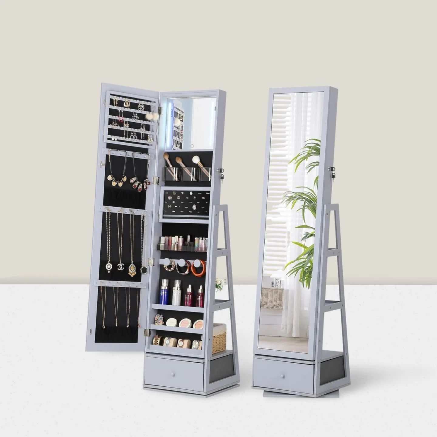 Ganzkörperspiegel für Garderob – Full Length Mirror Jewelry Armoire Bewertung und Preis