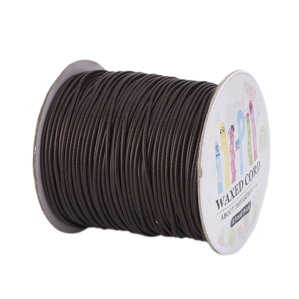 

about 200yards/roll Eco-Friendly Korean Waxed Polyester Cords 0.5mm for DIY jewelry bracelet necklace Earring Making accessories