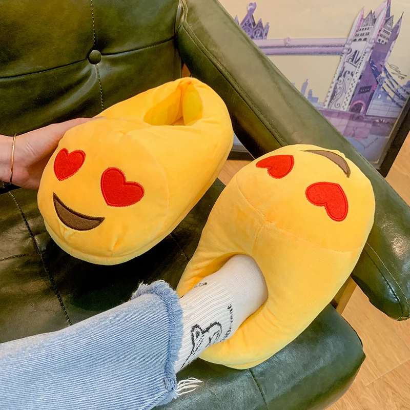 Indoor Slippers Warm Winter Home Fluffy New Fashion Men Women Bread Demon Soft Plush Shoes Unisex Cute Funny Christmas Gift