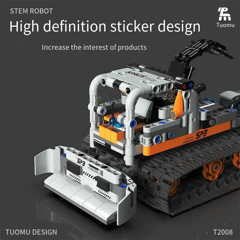 Programming WALL-E 5-in-1 Robot Building Blocks Assembly Bricks Electric Remote Control Children's Kit Toy