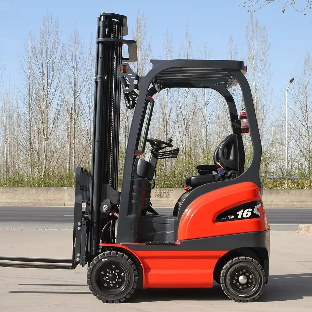 Energy Saving Lithium Battery Electric Forklift 1 Ton 1.5 Ton Side Loader Forklift Small Turning Radius Forklift