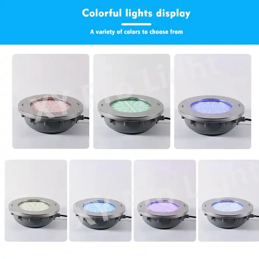 18W RGB LED Pool Light IP68 12V 24V Outdoor/Indoor 9W 12W Underwater Light Buried Fountain Landscape Light Piscina Luz Spotlight