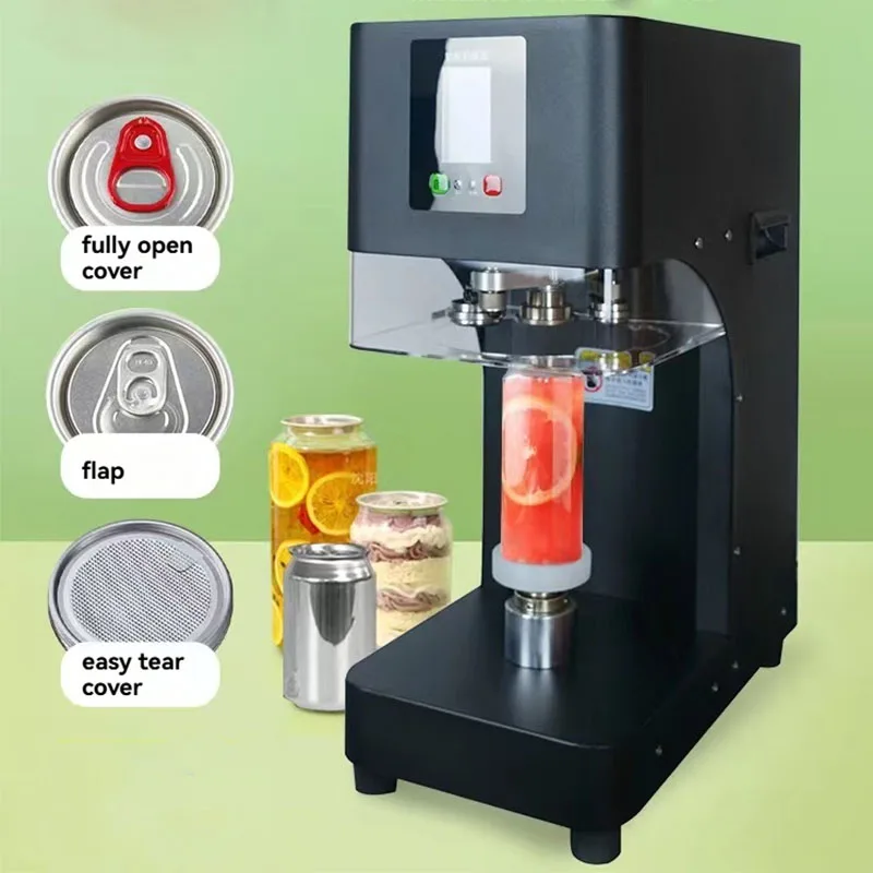Intelligent Non-rotating Soda Water Seamer Beer Can Sealing Machine Commercial Plastic Cans Automatic Beverage Sealing Machine