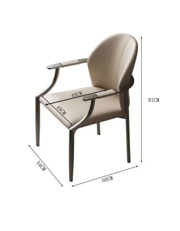 كرسي غرفة الانتظار عالي القيمة لغرفة المعيشة وغرفة الطعام ومكتب المكياج والمطعم التجاري كرسي مناسب
