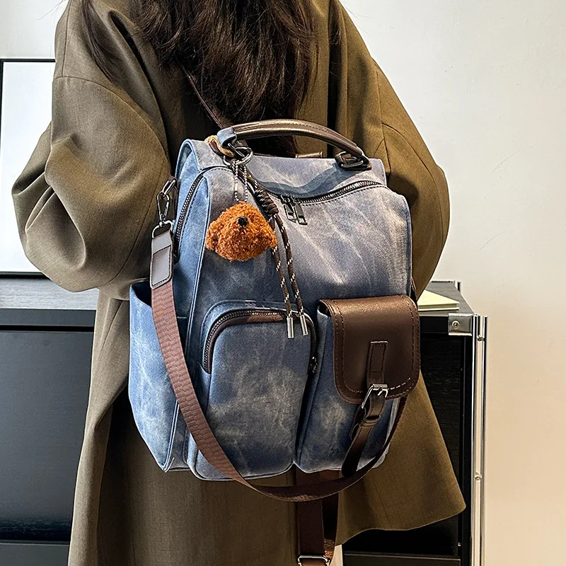 

‌2025 New Backpack - Multi-Way Purse for Women, Stylish & Retro, Crossbody/Shoulder/Handheld, Casual & Minimalist