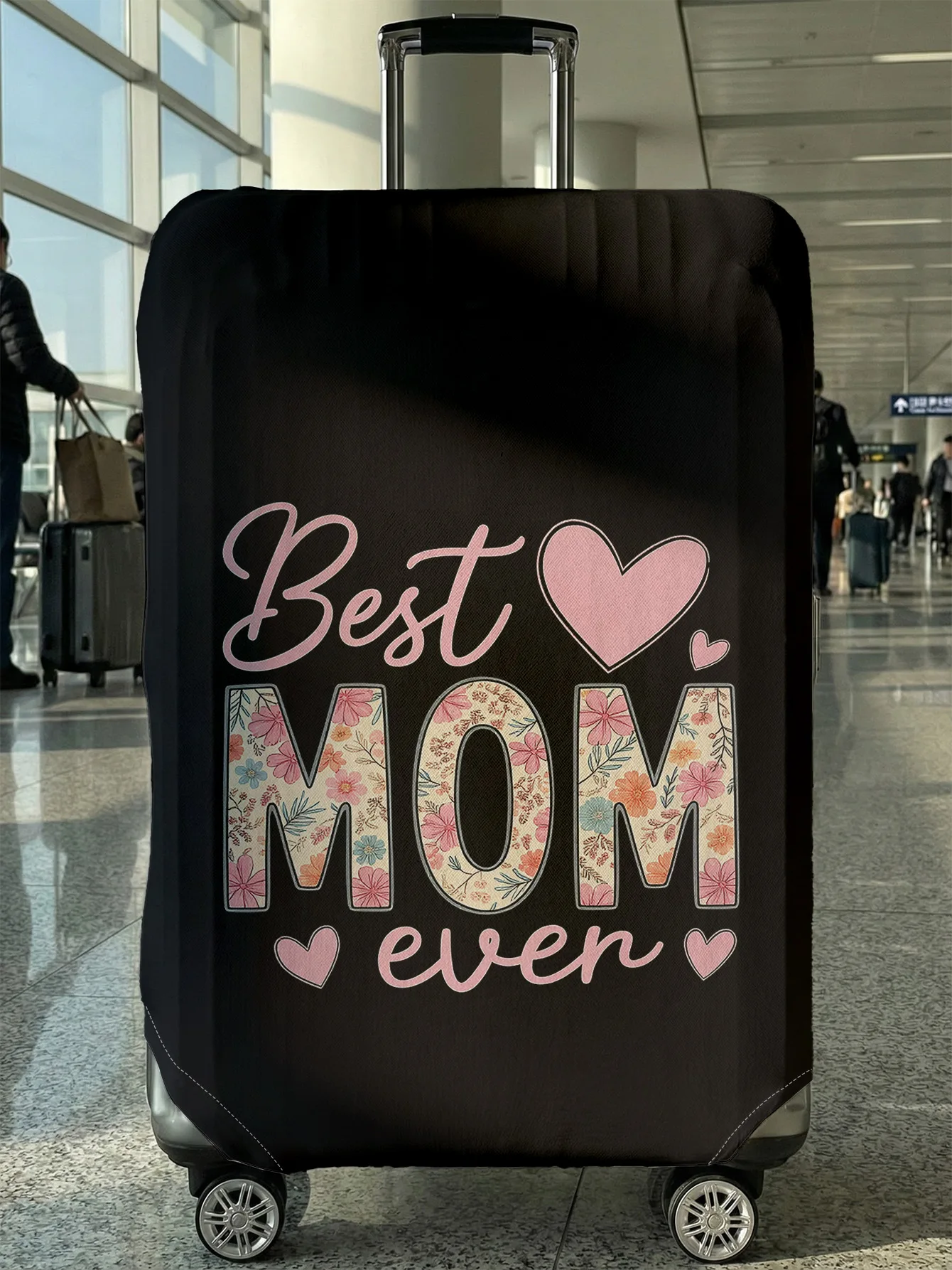 

Защитный чехол для багажа с цветочным узором ко Дню матери, подходит для чемоданов 18-32 дюймов, чехлы для ручек чемоданов, дорожные аксессуары.