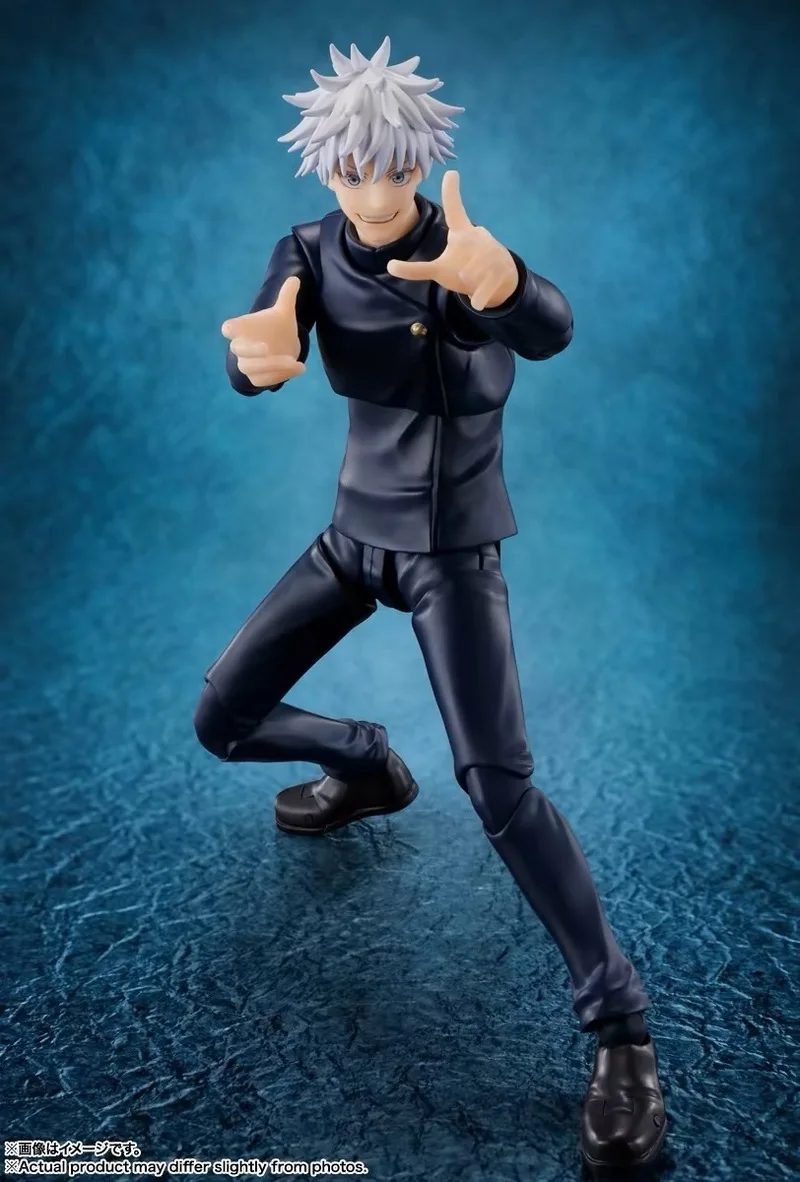 Original Bandai Shf Jujutsu Kaisen Figure Gojo Satoru During The College Years Action Figurine S.h.figuarts Anime Model Toy Gift