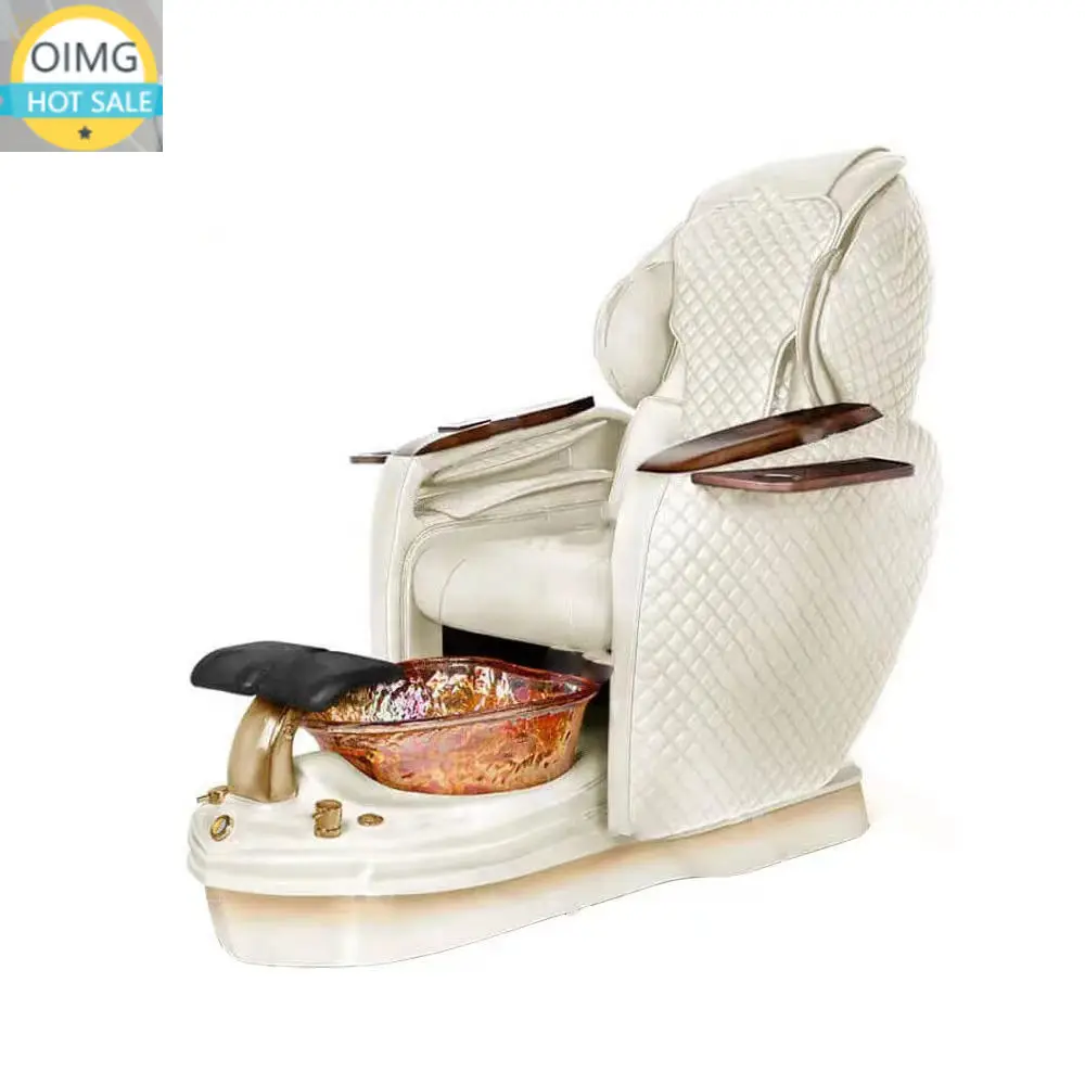 Luxurious High-end Electric Full Body Massage Pedicure Chair Zero Gravity Manicure and Foot Massage Chair