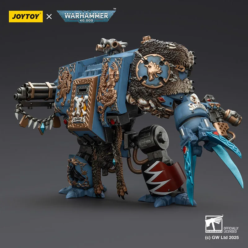 JOYTOY Warhammer 40K 1/18 ذئاب الفضاء بيورن لعبة شخصيات الحركة ذات اليدين الجندي تمثال نموذج لعبة قابلة للجمع