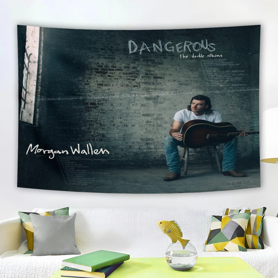 morgan-wallen-dangerous-the-double-Альбом-Гобелен-Настенный-Декор-Спальня-Гостиная-Общежитие-Эстетический-Бохо-Подарки-На-День-Рождения