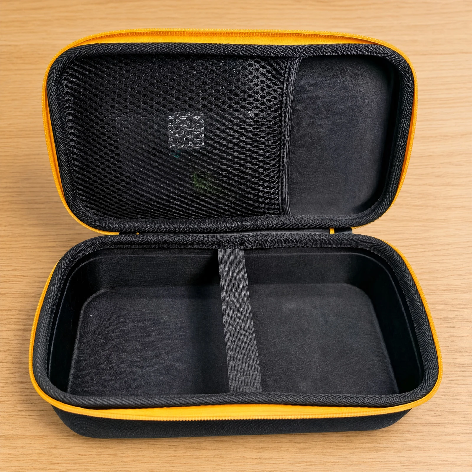 Hard Carrying Case for Brother PTH110 PTH111 Pro Label Maker Velvet Lining Mesh Pocket Organizer