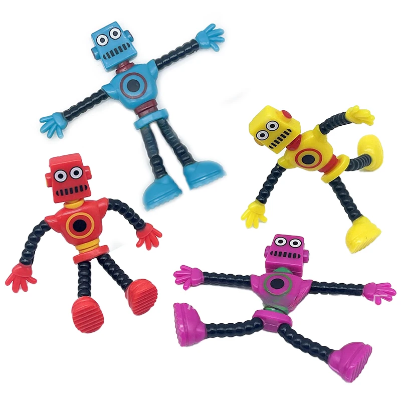 Creative Twistable Wire Robot Robots capable of posing Fun Gag Gift for Kids and Adults Stress Relief Toy Unique Desk Decoration