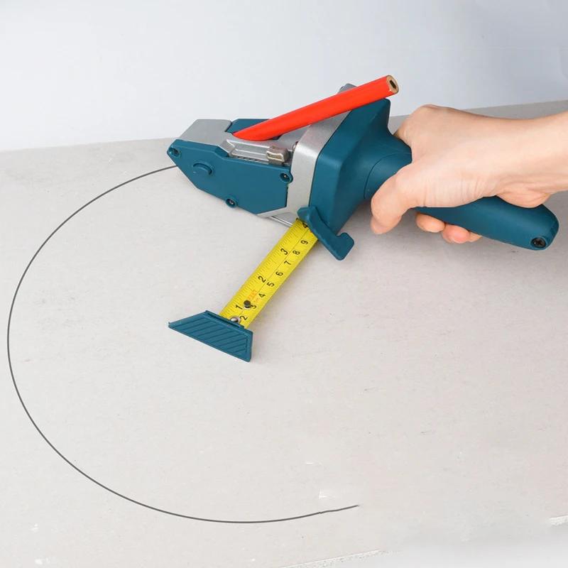 

Gypsum Board Cutter Artifact Cutting Board Special Knife Cutting Multi-Functional Woodworking Tape Measure Drawing Line Compass