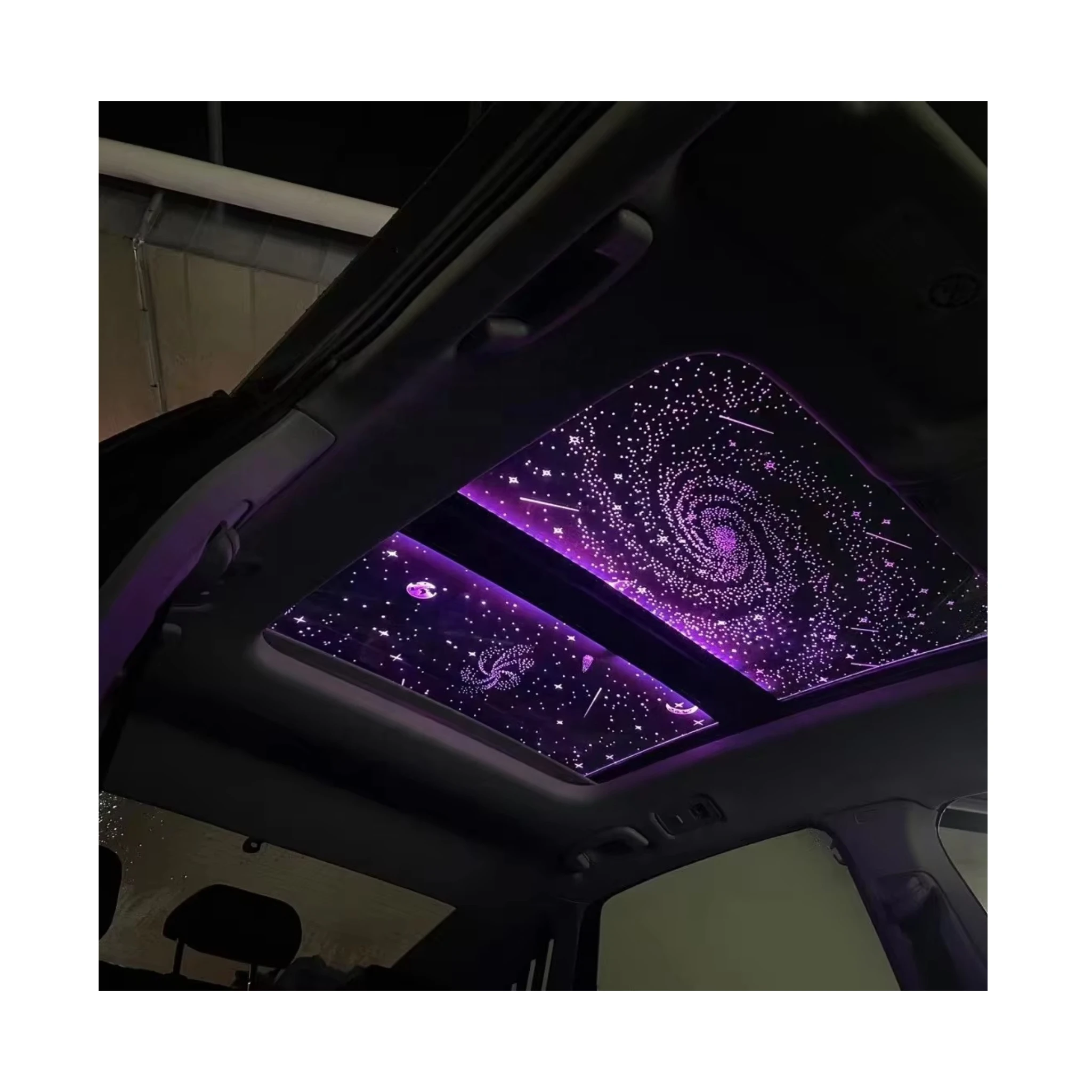 Car Decorations Ambient Light Car Sunroof Starry Sky Film  Romantic Sunroof for Car Suitable for VW Golf 7