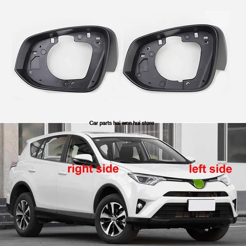 Para Toyota RAV4 RAV 4 2013-2019 accesorios de coche reemplazar marco de carcasa de espejo lateral embellecedor de soporte envolvente de vidrio