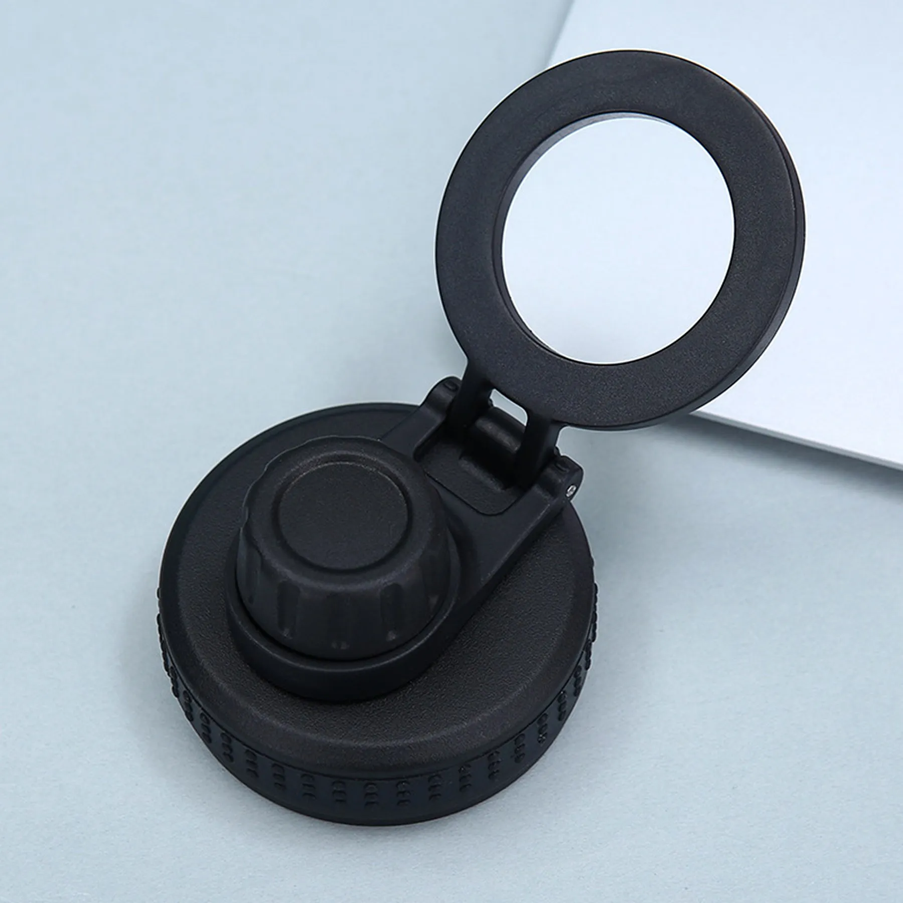 12oz~128oz Space Pot Cup Lid with Magnetic Phone Stand, Portable Bottle Cap with Handle, Leak-proof for Outdoor Sports