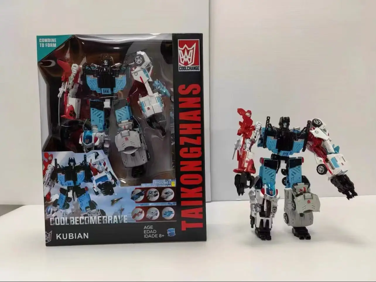 HZX 6w1 Devastator Haizhixing Figurki Transformujące Anime Figurka Akcji KO G1 Robot Samolot Pojazd Inżynieryjny Model Dostępny