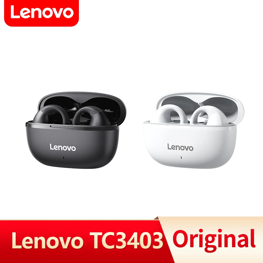 

Беспроводные наушники Lenovo TC3403 TWS с Bluetooth 5,3, спортивные наушники с шумоподавлением, наушники для игр, музыки с низкой задержкой, наушники с микрофоном