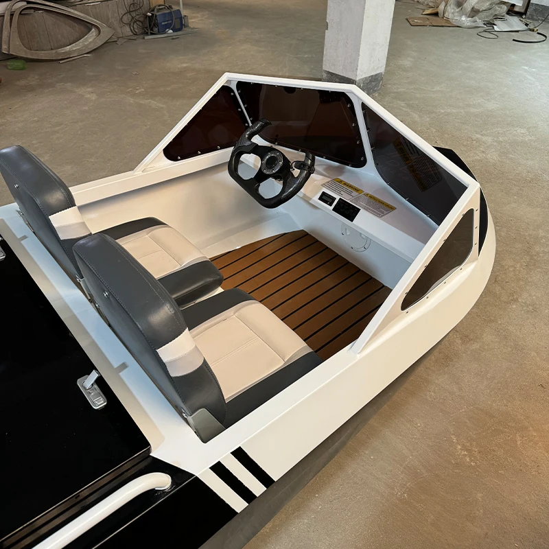 Electric Kadin Boat Full Aluminum Alloy Double Fishing Water Sports Craft for Aquatic Adventures