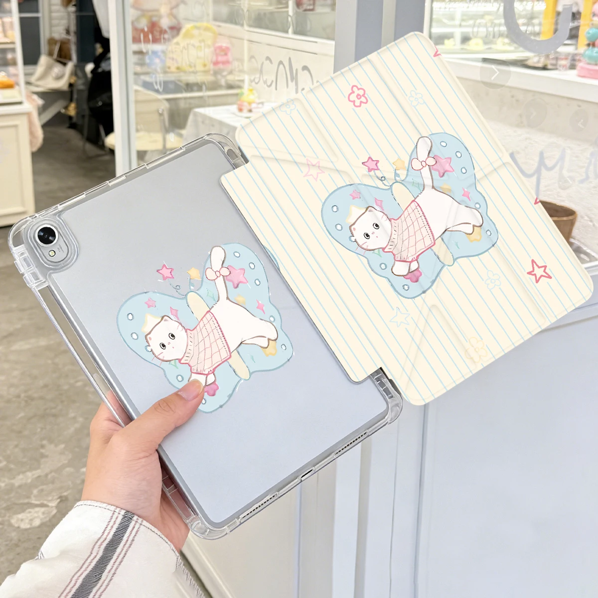 Y Folded Case For iPad10.2 7/8/9th iPad 4/5th 10.9 Huawei 11 2021-2023 SamsungS7 11 SamsungS9 S10 Plus 12.4 iPad 11th 2025