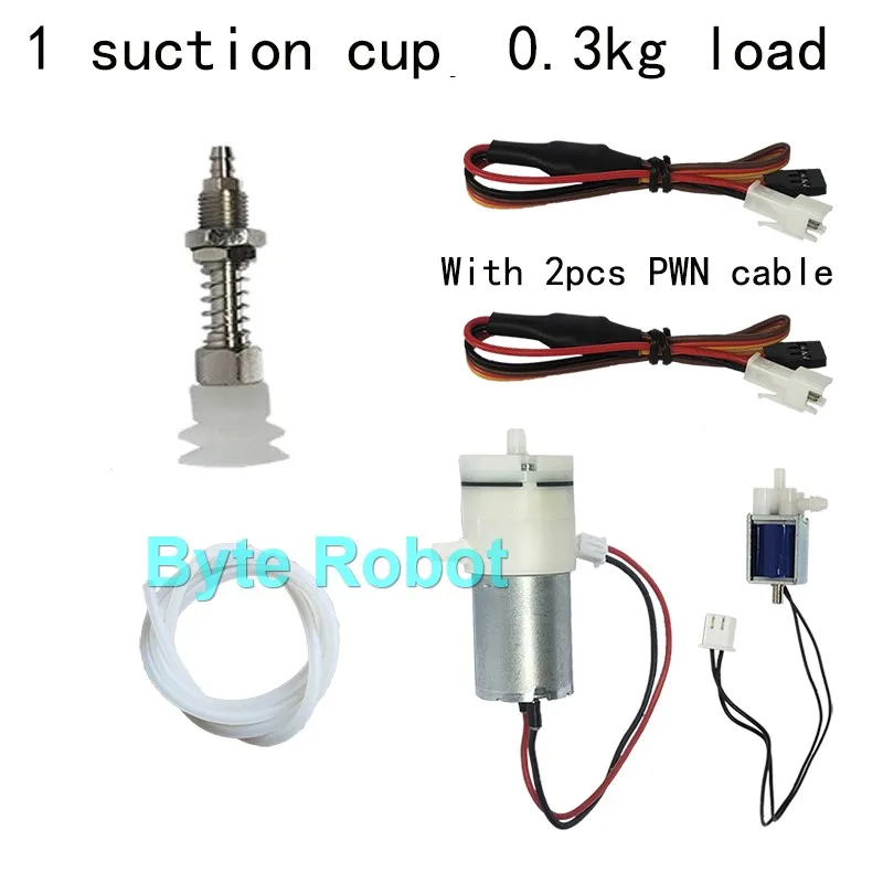 0.3/1/3/6/10/20kg Mechanical Arm Vacuum Pump Suction Cup with PWN Control Switch Sucker for Robot Arm  UNO R3 Programmable Robot