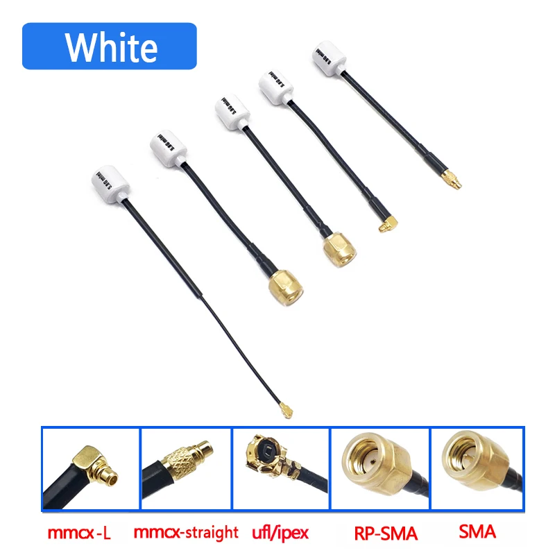 Smaller and lighter 5.8G Mushroom RHCP Antenna High Gain 2.5Dbi SMA/UFL(IPEX)/MMCX Connector For RC FPV Racing Drone Model