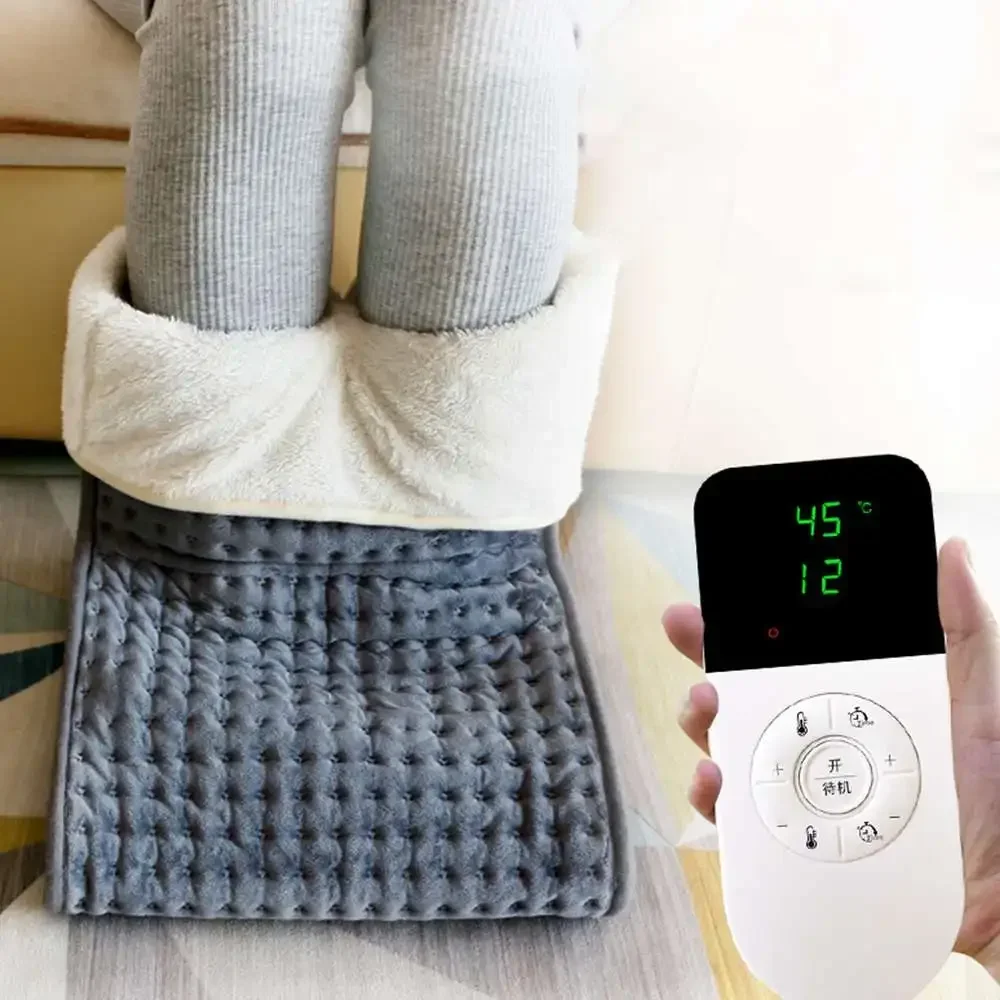 Electric Foot Warmer Heater Warm Foot Cover USB Charging Power Saving Feet Heating Pads Breathable 90W For Home Bedroom Sleeping