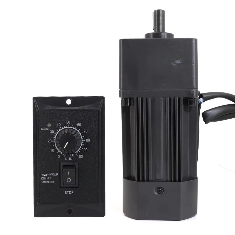 40W/60W/90W/120W AC gear speed control motor Geared motor with brake 5GN10K out shaft 12mm