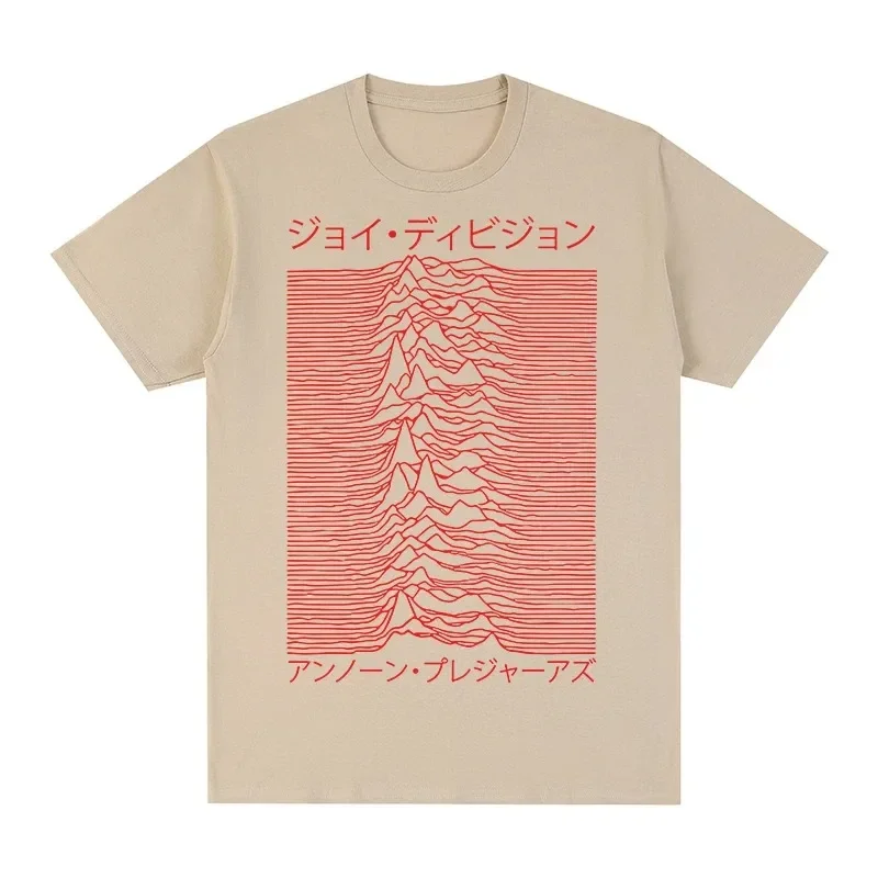 Cotton Women T Shirt JOY DIVISION T-shirt Unknown Pleasures LOVE WILL TEAR US APART  Casual Tops Unisex Clothing