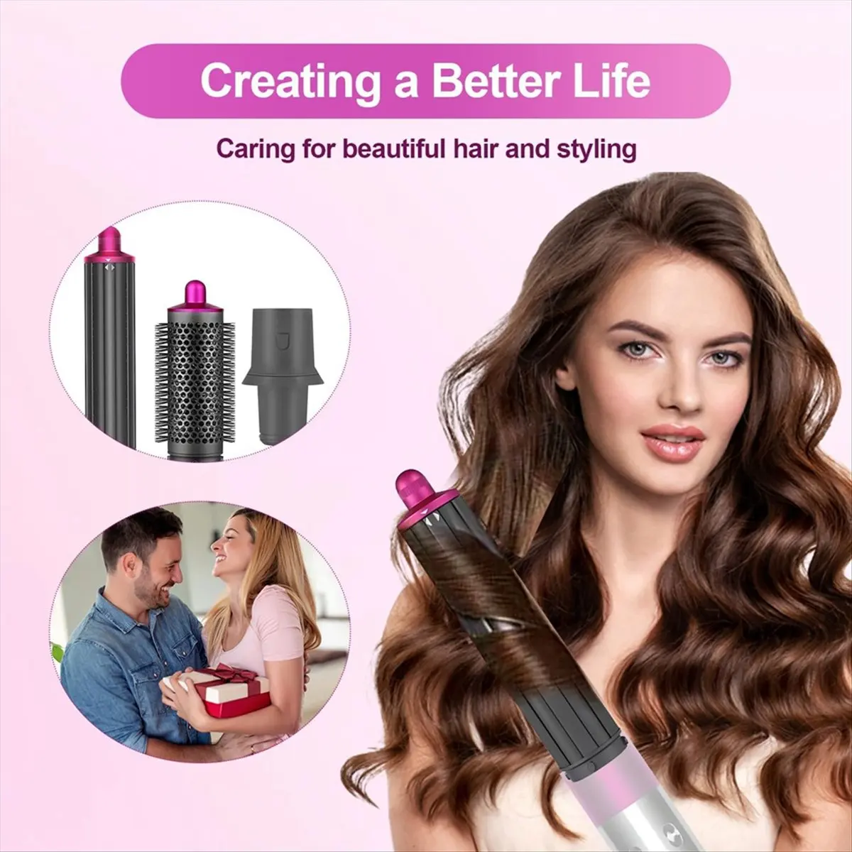 

Превосходная длинная палочка для завивки волос 40 мм, насадка для фена для Dyson HS01/HS05/HD08, бигуди, конверсионная палочка для завивки волос, фен