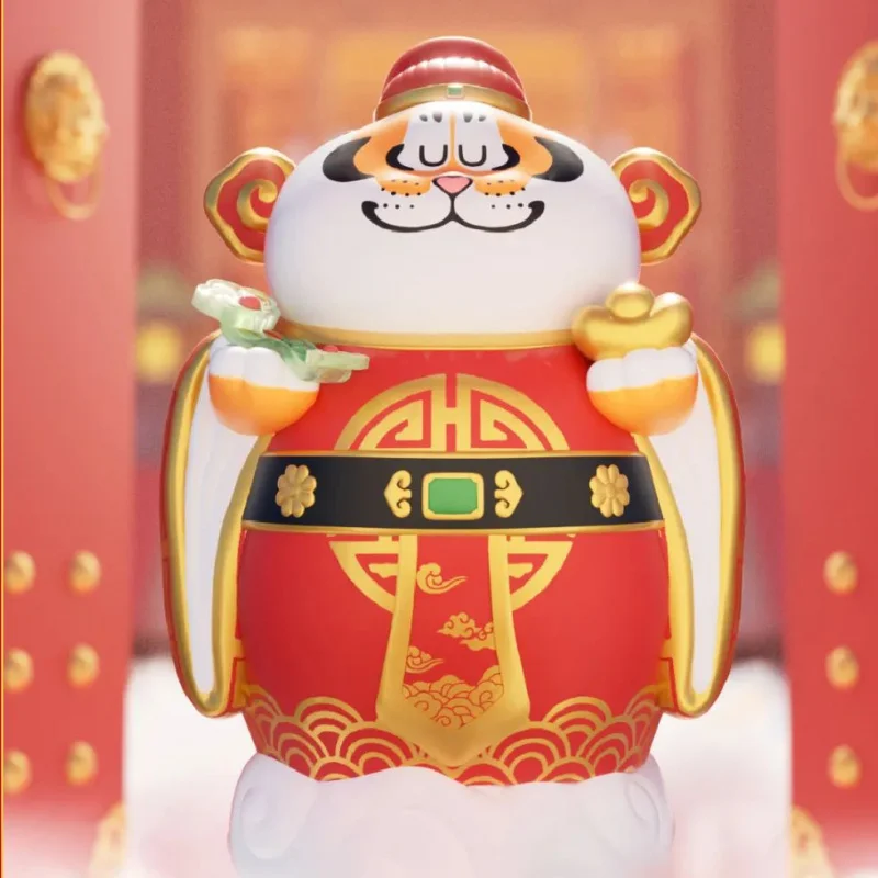 Presale I Am Not Fat Tiger Fortune Tiger Attracts Wealth Series Blind Box Toys  Figure Surprise Mystery Dolls Girls Gift