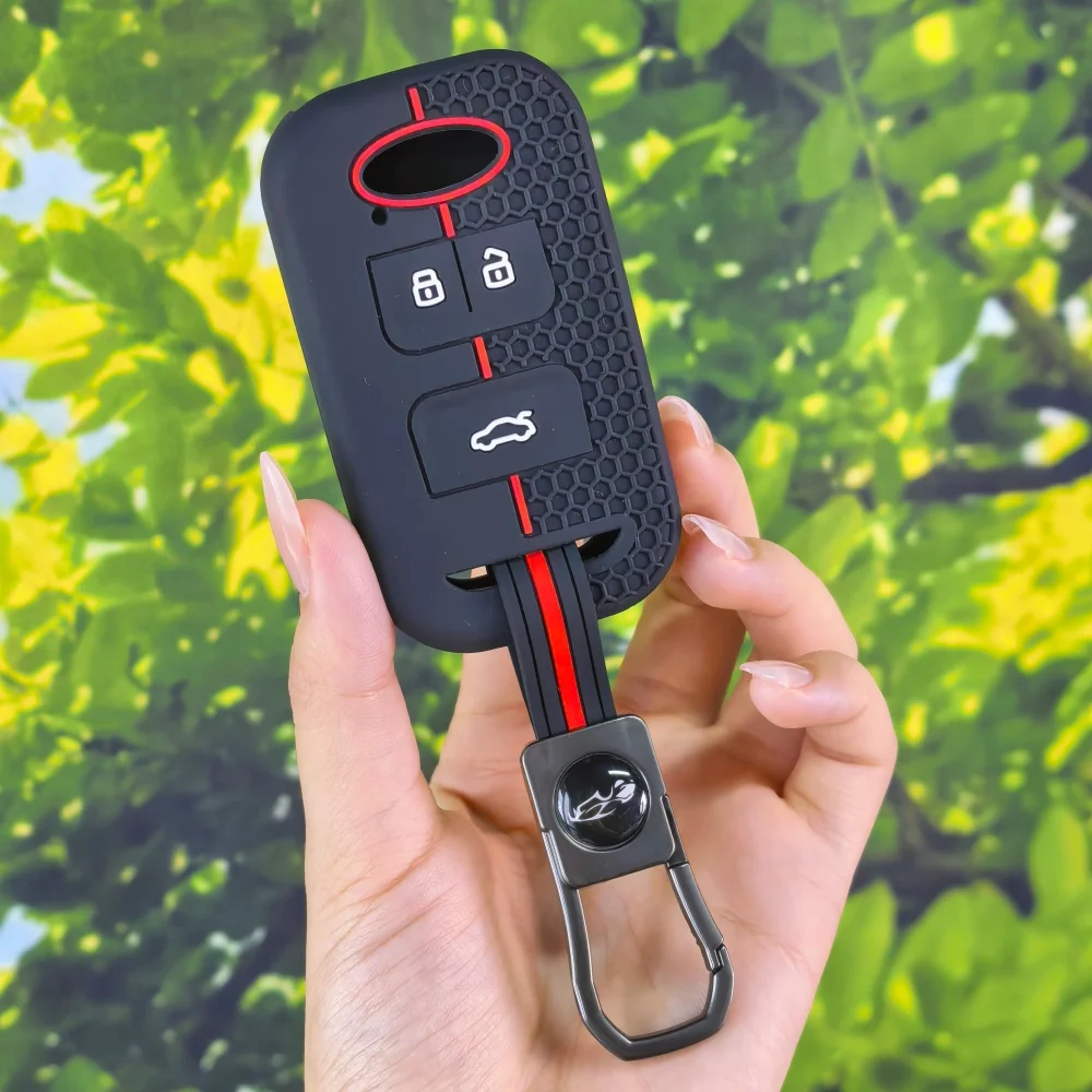Silicone Remote Car Key Case Cover Holder For Chery Tiggo 4 Pro 2022 3 Pro Tiggo 8 7 5 4 3 5X Arrizo 5 Cheri Tigo Fob Protector