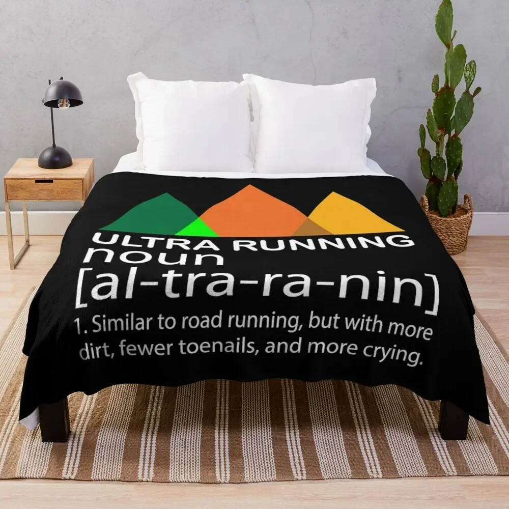 

Ultra Running Design For Ultra Marathon Lover Throw Blanket