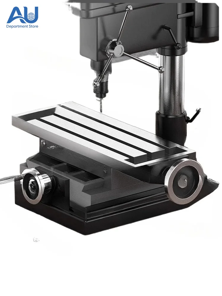 High Precision Cross Table Milling Machine Flat Speaker Cross Table Drill 450/550 Multifunctional Heavy-duty Slide
