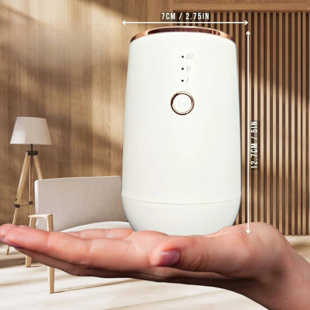 2026 New Upgrade Waterless Essential Oil Diffuser – Portable Nebulizing Aroma Oil Diffuser For Car, Home & Office, USB