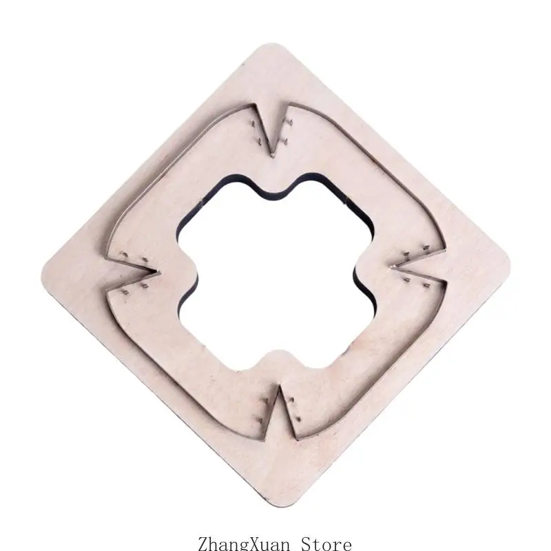 Ledertablett-Stanzform, manuelles Stahlklingenwerkzeug für den Werkstattgebrauch 3XUF – Detail 5