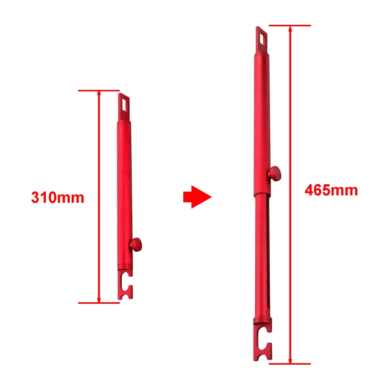 Support Rod for Car Polishing 32-48cm Retractable Aluminum Holding Vehicle Trunk Lid Door Fixing Tools Support